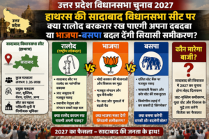 उत्तर प्रदेश विधानसभा चुनाव 2027: हाथरस की सादाबाद विधानसभा सीट पर क्या रालोद बरकरार रख पाएगी अपना दबदबा या भाजपा-बसपा बदल देंगी सियासी समीकरण?