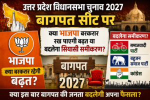 उत्तर प्रदेश विधानसभा चुनाव 2027: बागपत सीट पर क्या भाजपा बरकरार रख पाएगी बढ़त या बदलेगा सियासी समीकरण?